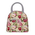 thumbnail image 1 of Easygdp Tulips Flowers Bolsa de Almuerzo Insulada Grande, Forro de Aluminio, Diseño Espacioso, a Prueba de Fugas, Ideal para Trabajo, Picnics, Viajes y Actividades al Aire Libre, 1 of 6