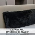 thumbnail image 5 of Cheer Collection Long Hair Shaggy Body Pillow, 20" x 54", Plush Fabric, 5 of 5
