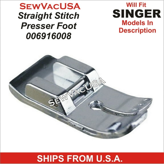Singer Compatible Straight Stitch Quilting Foot 006916008 Fits Many Models See Description For Model