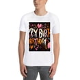 thumbnail image 4 of Plus Size Women Tops T Shirt LetterGraphic Tees Summer Tops Classic Round Neck Floral Oversize Short Sleeves, Crew Neck Shirts For Women, 4 of 5