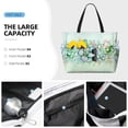 thumbnail image 3 of Sigee Succulent Print Extra Large Waterproof Beach Travel Bag with Zipper - Durable and Versatile for Vacation, Gym, and Daily Use, 3 of 7