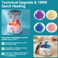 thumbnail image 4 of Waxing Kit for Women, 450ml Flameless Electric Candle Melter with Adjustable Temperature Control, Timer & Auto Shut-Off, Scented Wax Melt Burner for Home Fragrance,Gift for Women, Christmas, 4 of 8