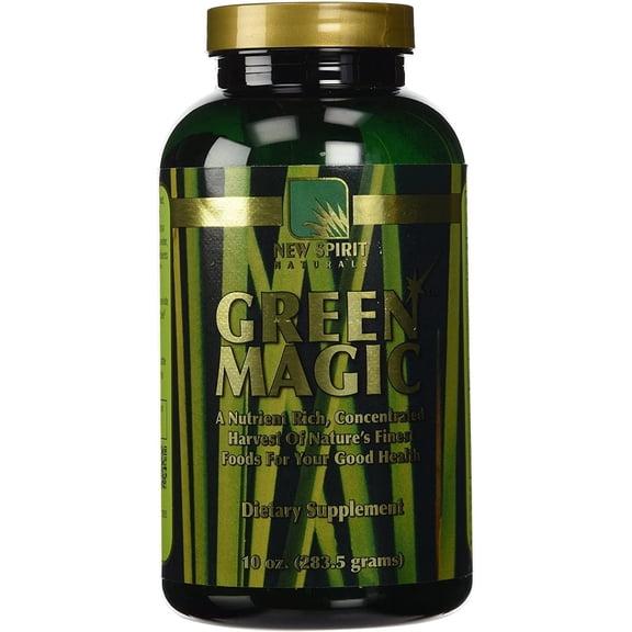 Health Theme Green Magic Organic Superfood Powder – Spirulina & Wheat Grass, 3g Fiber, Boosts Energy, Detox, Healthy Gut, Wellness, Life