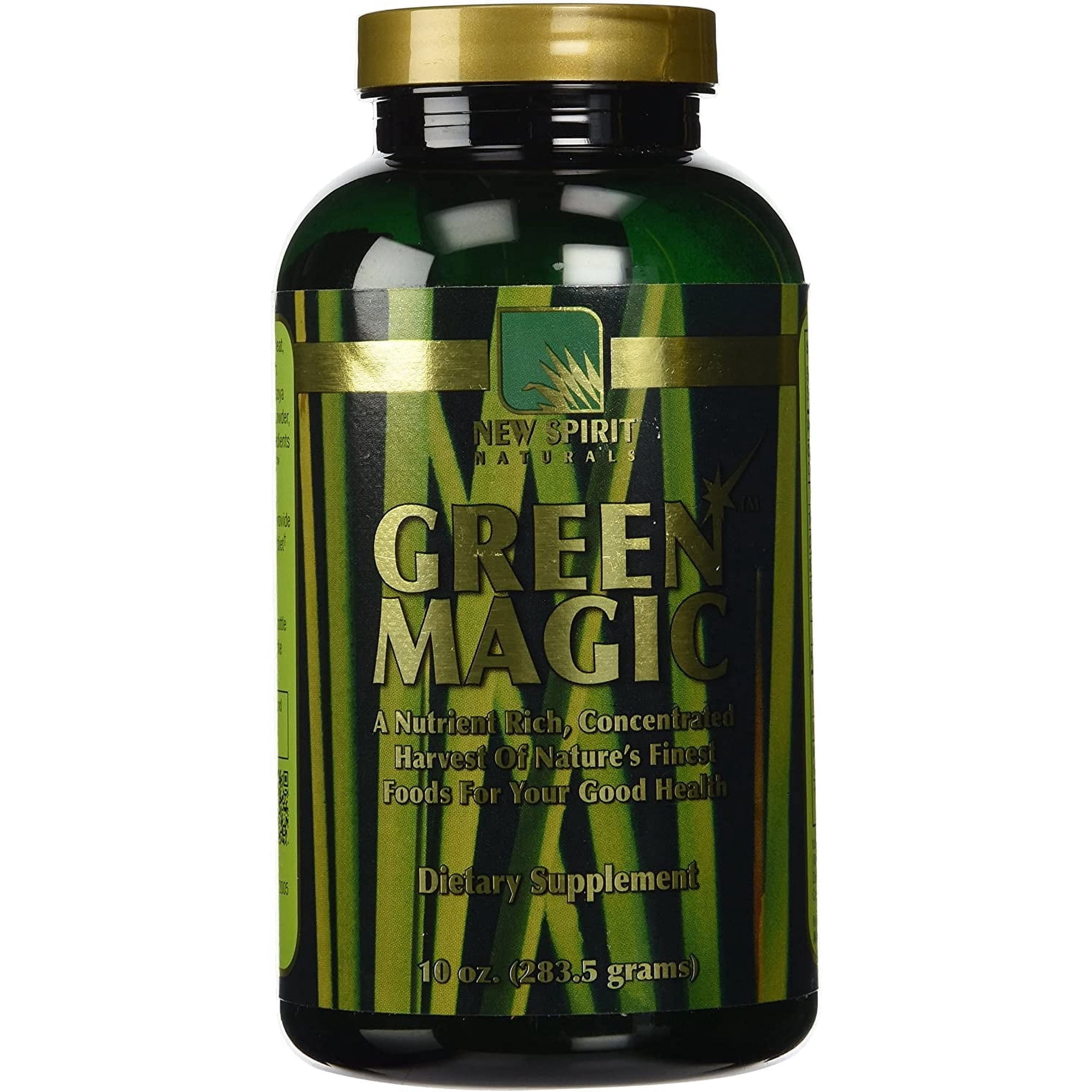 Health Theme Green Magic Organic Superfood Powder – Spirulina & Wheat Grass, 3g Fiber, Boosts Energy, Detox, Healthy Gut, Wellness, Life