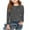 Black, variant on Maean Kids Girls Shirt Long Sleeve Crewneck Sequin Printed Causal Tunic Shirts Tops Solid Color Blouse