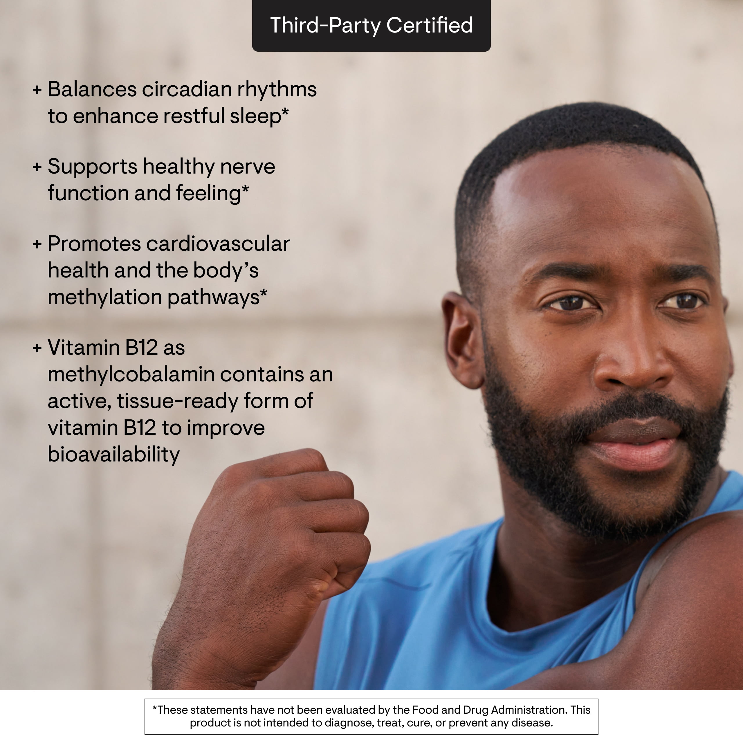 THORNE - Vitamin B12 - as Methylcobalamin - Supports Heart & Nerve Health, Blood Cell Function, Healthy Sleep & Methylation* - Gluten, Dairy & Soy-Free - 60 Capsules