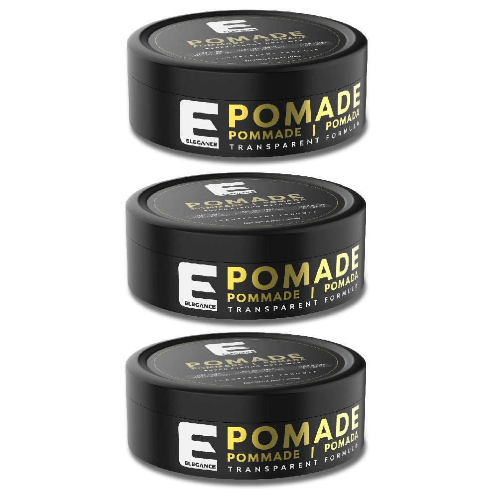 Barber Supply Elegance Transparent Pomade Hair Wax 4.73oz 3 x BB52694