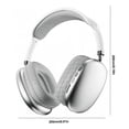thumbnail image 2 of Auriculares Compatible con Bluetooth P9pro Max Gaming Plegables para Deportes Blanco, 2 of 7
