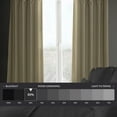 thumbnail image 6 of Half Price Drapes Candlelight Bellino Textured Faux Linen Room Darkening Curtains For Bedrooms (1 Panel), 50W X 63L, 6 of 11