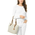 thumbnail image 2 of Michael Kors Vanilla/Acorn Ladies Jet Set East West Logo Tote, 2 of 3