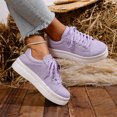 thumbnail image 5 of YOUYEDIAN Sneakers for Women Versatile Platform Comfortable Strap Design Sneakers Flat Non Slip Casual Shoes, 5 of 5