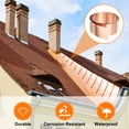 thumbnail image 5 of Uxcell 2pcs Copper Sheet Roll 0.5mm Thick Copper Flashing Strip (1.2" Width x 3.28ft), 5 of 6