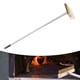 thumbnail image 4 of Cepillo para horno de pizza con cerdas de cobre y mango largo de acero inoxidable, herramienta de limpieza para parrillas. 12 m, 4 of 7
