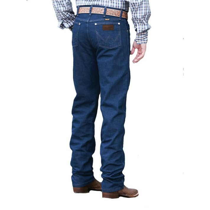 Wrangler Original Fit Prewashed Indigo Jeans 37-36 
