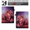 thumbnail image 7 of SaniMore Universal Case for 8.0-8.4 Inch Display Tablet, PU Leather Wallet Case Auto Wake/Sleep Card Slots Dual Viewing Angles Full Protective Case for All Kinds of 8.0-8.4 inch Tablet, Lion, 7 of 7