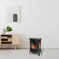 thumbnail image 6 of FLAME&SHADE Portable Freestanding Electric Fireplace Stove Heater with Remote, 24", 6 of 7