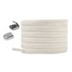 thumbnail image 1 of Worallymy 1 par de cordones elásticos para zapatos hebilla de presión banda de goma cordones para zapatos deportivos cordón para zapatos deportivos beige y blanco Worallymy JD735921254, 1 of 7