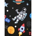 thumbnail image 6 of QEFJNO 3-12Y Kids Boys Pajamas Set 2 PCS Short Sleeve Top and Shorts Pants for Toddler Boys Planet Rocket Pjs Summer, 6 of 10