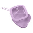 thumbnail image 5 of Pebbuoy Rotating Jewelry Box Transparent Window Portable Hanging Rope Hair Tie Organizer Travel Qtip Holder Cotton Swabs Dispenser Kids Hair Accessory Box, 5 of 7