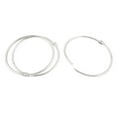 thumbnail image 1 of Book Office Metal Binder Hinge Snap Loose Leaf Ring Keyring 3pcs 3" Diameter, 1 of 2