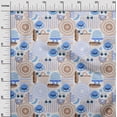 thumbnail image 3 of oneOone Velvet Light Brown Fabric Beach Sewing Craft Projects Fabric Prints By Yard 58 Inch Wide, 3 of 4