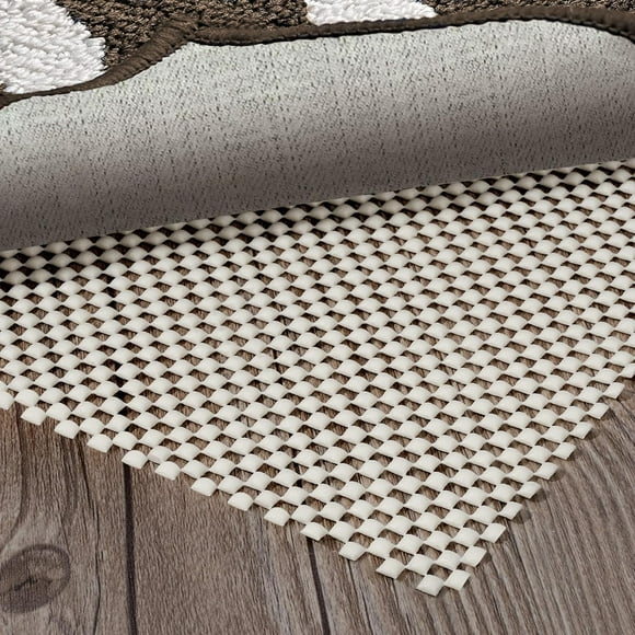Fantastic Gracefully Non Slip Rug Pad Rug Gripper for Hardwood Floors, Extra Thick Non Slip Mat Under Carpet (8'x10') Brown 8'x10' to Create a Welcoming Atmosphere
