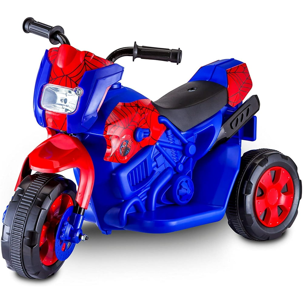 Kid Trax Toddler Marvel SpiderMan Electric Motorcycle