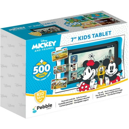 Pebble Gear - Disney Mickey and Friends 7" Kids Tablet - Blue