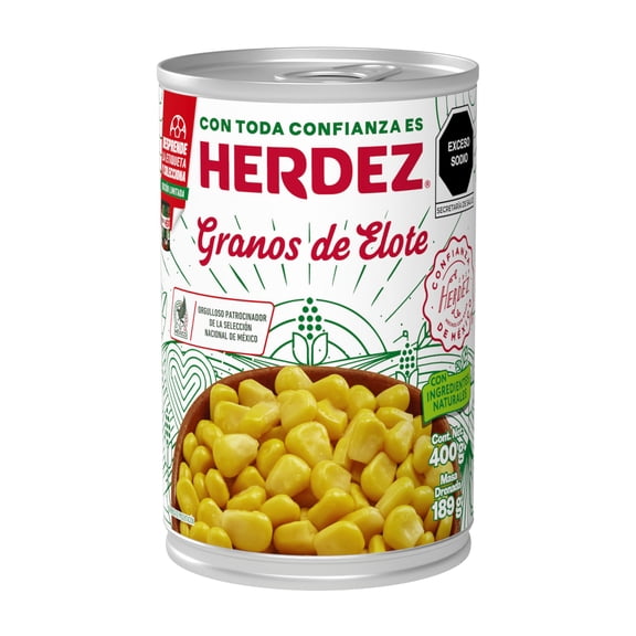 Granos de elote Herdez 400 g