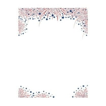 Great Papers! Fireworks Patriotic Letterhead Multicolor 80/Pack (2019052)