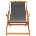 thumbnail image 2 of vidaXL Folding Beach Chairs 2 pcs Grey Fabric, 2 of 5