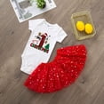 thumbnail image 5 of Conjunto de faldas tutú y mameluco para bebé para mi primer cumpleaños, vestidos de pastel de Navidad para niñas y body de manga corta, conjuntos de fiesta para niñas pequeñas, 5 of 5