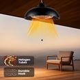 thumbnail image 4 of Advwin Outdoor Patio Heater,1500W Electric Hanging Patio Heater 3S Fast Heating,Ceiling Mounted Heater for Balcony,Courtyard, Garage,Overheat & Tip-Over Protection 3 Adjustable Modes,IP55 Waterproof, 4 of 10