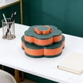 thumbnail image 5 of Klonfd Rotating Snack Platter With Lid Perfect For Dips And Veggies For Parties Picnics And Travel, 5 of 5