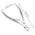 thumbnail image 4 of Stainless Steel Salon Use Nail Nippers Skin Clippers Nail Inlay Nail Clippers, 4 of 7
