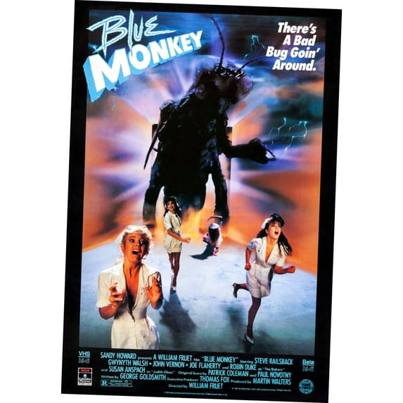 Blue Monkey Movie Poster 24In x36In Art Poster 24x36 Multi-Color Square Adults Best Posters