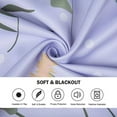 thumbnail image 5 of Purple Floral Blackout Curtain Grommet 95in 2panel, 5 of 5