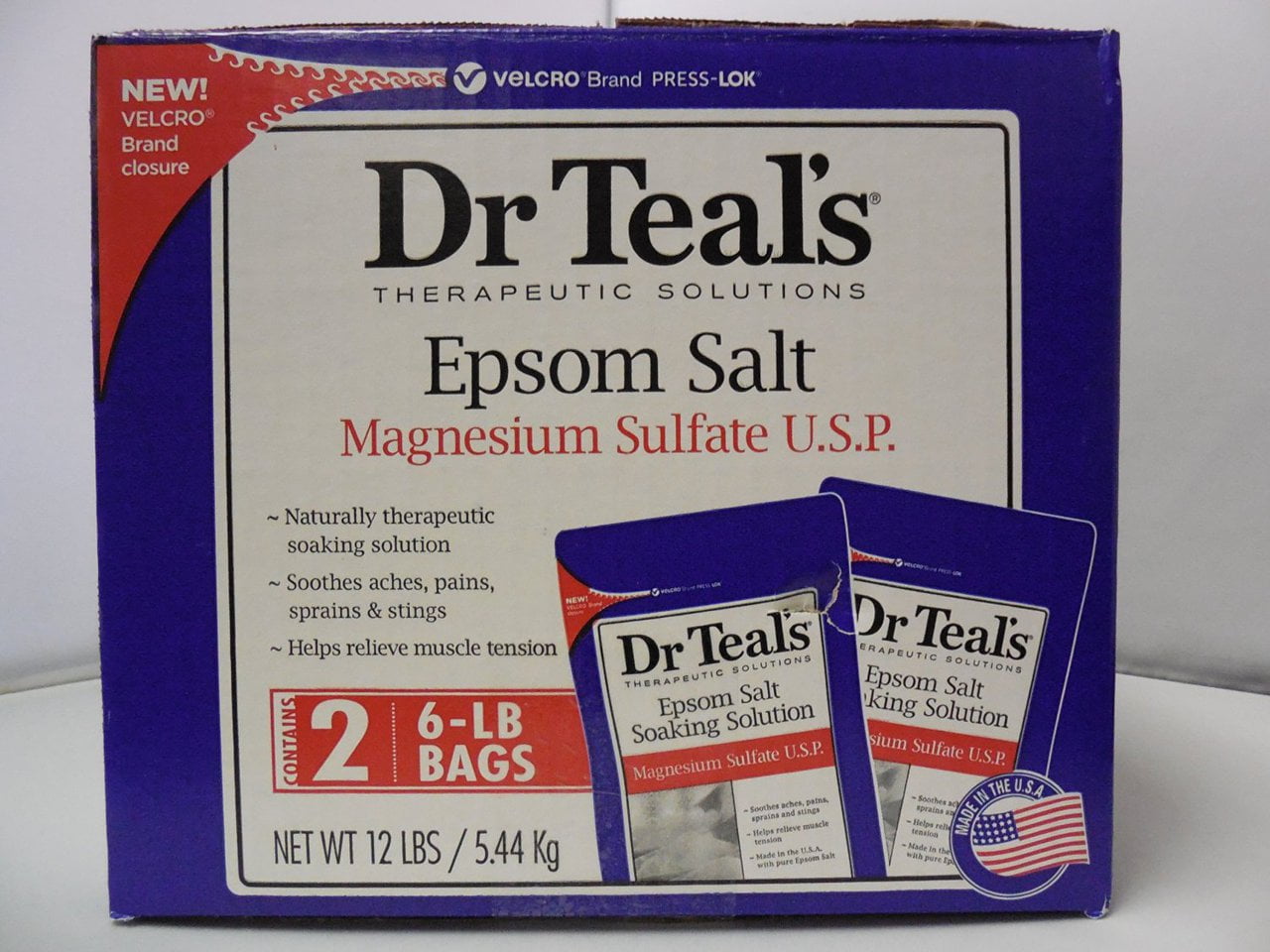 Dr. Teal's Epsom Salt 2 6 Lb Bags : Bath Minerals And Salts