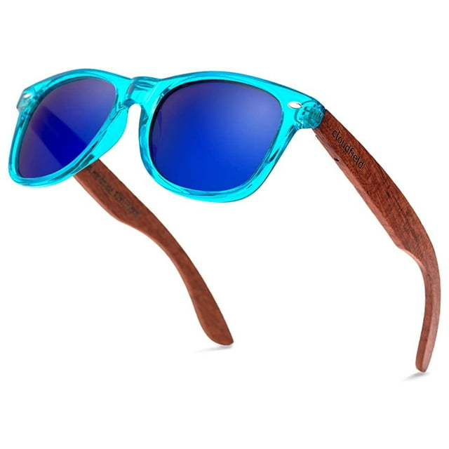 Gafas de sol Cloudfield con montura de madera y lentes polarizados de 9 capas