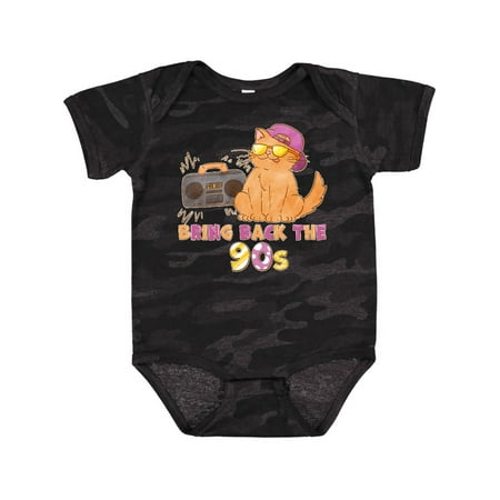 

Inktastic Bring Back The 90s Cool Orange Cat Gift Baby Boy or Baby Girl Bodysuit