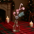 thumbnail image 3 of Artificial Christmas Sprigs with Red Berries Small Greenery Stems for DIY Wreaths Gift Topping Mini Decor(Green-B), 3 of 6