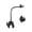 With gimbals, variant on YIGSECU ABS Mic Stand Smartphone & Tablet Tripod Mount with Rotating Flexible Gooseneck