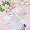thumbnail image 4 of 1 Boook 200 Slots Nail Art Sticker Storage Book Nail Art Clear Storage Book Nail Stickers Empty Display Book for Nail Art Sticker Organization Organizer Binder White, 4 of 5