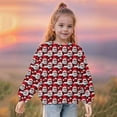 thumbnail image 6 of Darzheoy Toddler Girl Sweatshirts Christmas Cotton Casual Crew Neck Long Sleeve Tops Pullover Sweatshirt Shirt 1-12 Y, 6 of 9