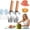 2Pcs, variant on Stainless Steel Watermelon Slicer, 2026 New Triangle Watermelon Cutter, Melon Slicer Cutter Tool with Wooden Handle, Quick Fruit Slicers and Cutters for Cantaloupe, Honeydew, And More (1Pcs)