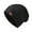 Black, variant on Hats For Women Fashion Knitted Hat Mens Outdoor Windproof And Cold Warm Hat Plus Fleece Ear Protector Pile Cap