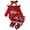 A-A Red, variant on Newborn Infant Baby Girl Clothes Fall Winter Long Sleeve Bubble Romper Floral Bow One Piece Jumpsuit Cute Outfits Pink,Size 3-6 Months