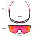 thumbnail image 3 of Gafas deportivas polarizadas GIEADUN para ciclismo y béisbol con 3 lentes, 3 of 7