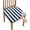 Blue, variant on Pink Striped Chair Seat Covers for Dining Room Stretch Chair Seat Covers Set of 2, Modern Farmhouse Pink White Stripes Chair Seat Protector Cushion Slipcovers for Kitchen Restaurant Office