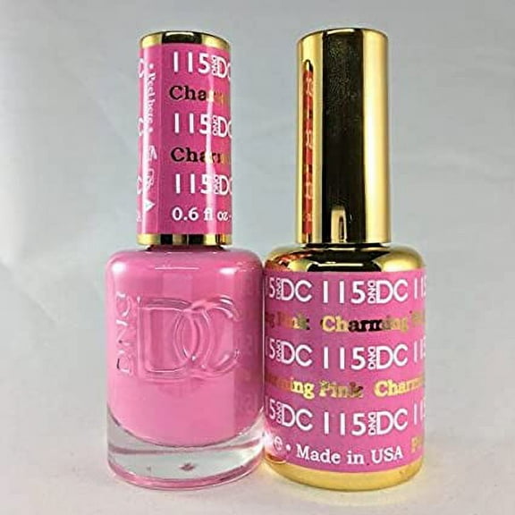 DND - DC Duo Soak off Gel & Matching nail polish - CHARMING PINK #DC115
